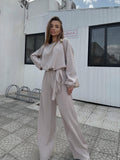 Komplet 2w1 z wiskozy BEIGE